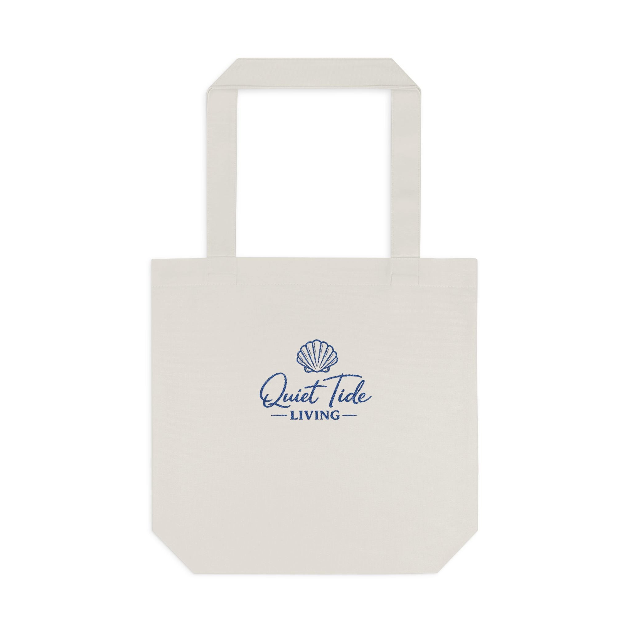 Quiet Tide Embroidered Canvas Tote