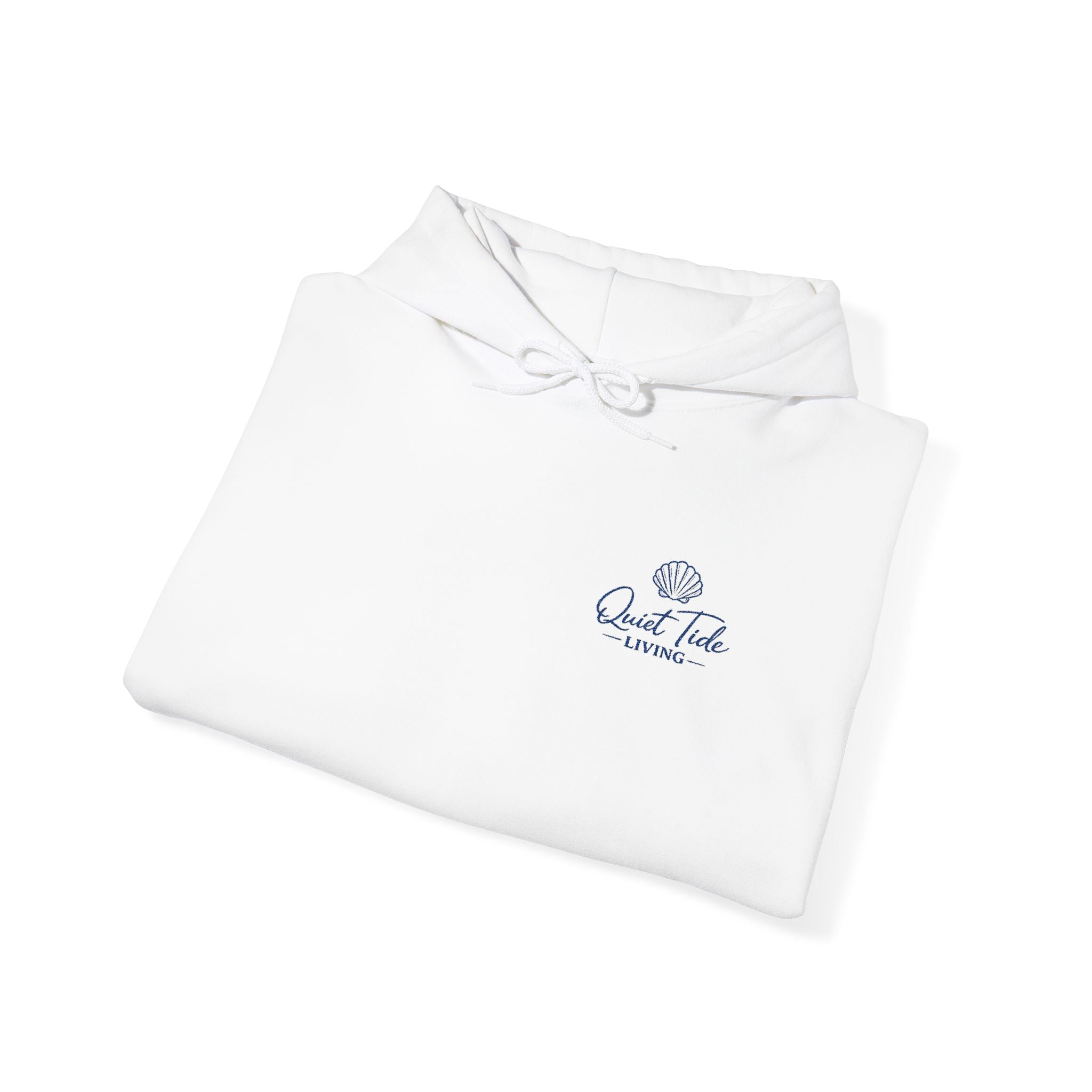 Quiet Tide Logo Hoodie | Soft Coastal Living