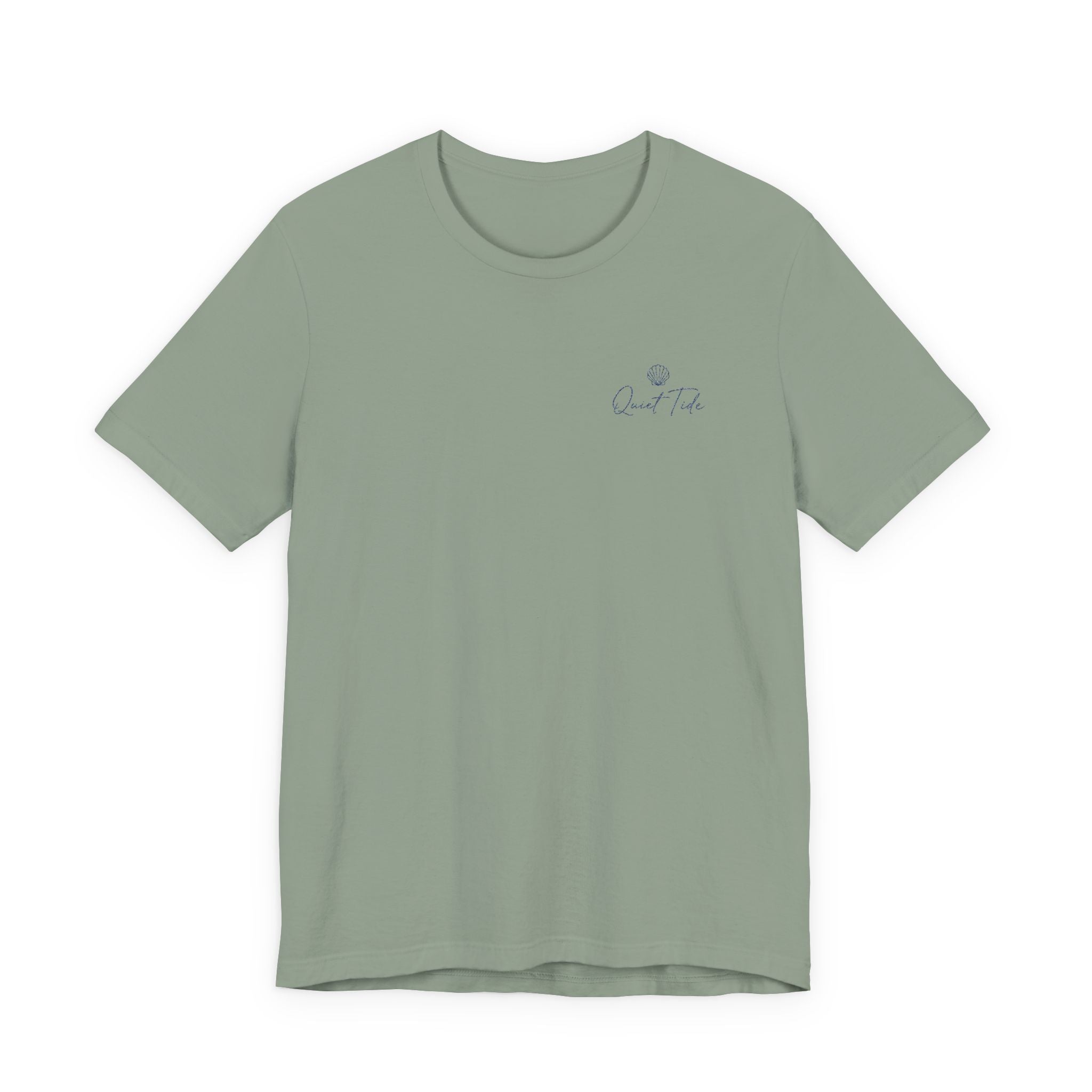 Quiet Tide Embroidered Logo Tee