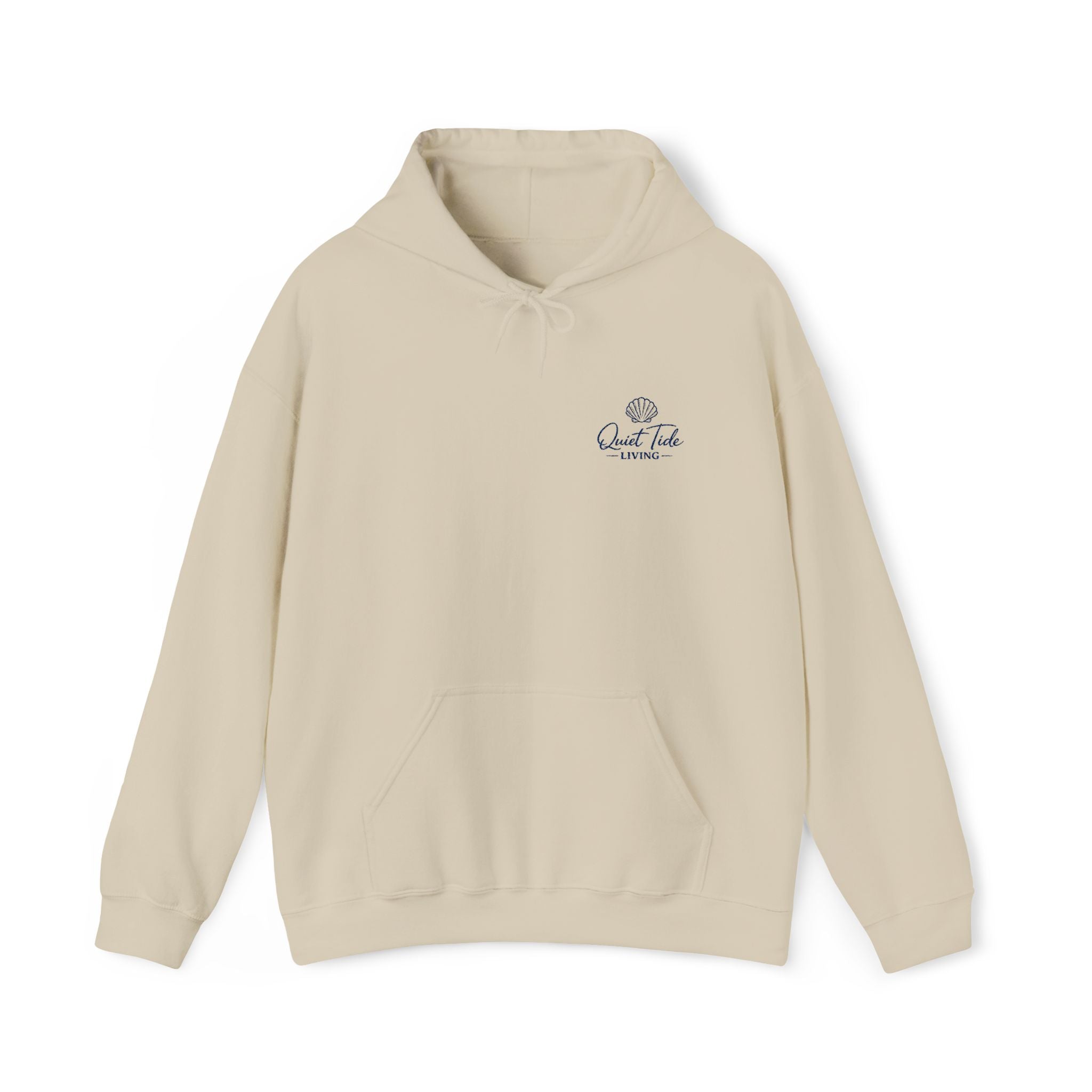 Quiet Tide Embroidered Logo Hoodie