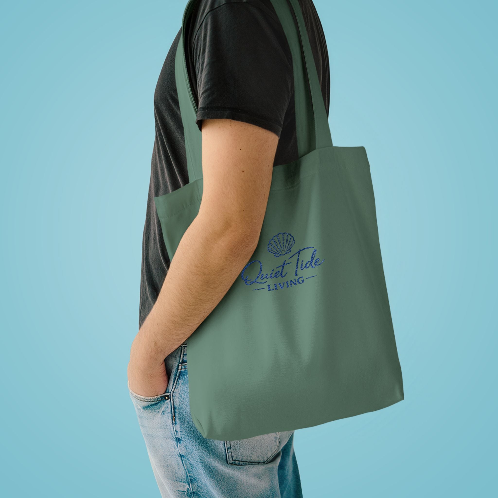 Quiet Tide Canvas Tote Bag | Soft Coastal Living